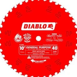 Freud Diablo 10" 40-Tooth Wood General Purpose Circular Saw Blade D1040X