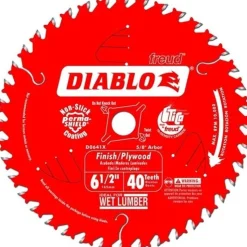 Freud Diablo 6-1/2" X 40 Tooth Finish/Plywood Trim Saw Blade D0641X