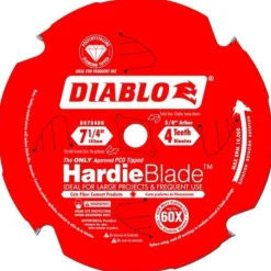 Freud Diablo 7-1/4" x 4 Tooth (PCD) Fiber Cement HardieBlade D0704DH