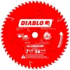 Freud Diablo 7-1/4" x 56 Tooth Thick Aluminum Cutting Saw Blade D0756NA