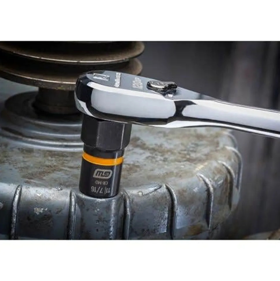 Gearwrench 15 Piece 1/4" & 3/8" Bolt Biter Impact Extraction Socket Set 84783