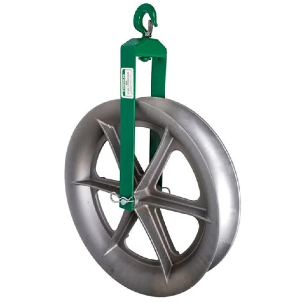 Greenlee 4000 lbs Hook Type Sheave 24" 653