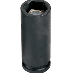Grey Pneumatic 3/8" Drive x 1/4" Magnetic Deep Impact Socket 1008DG