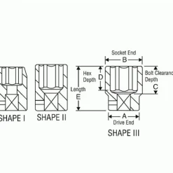 Grey Pneumatic 1/2" Drive x 9/16" Standard Length Impact 2018R