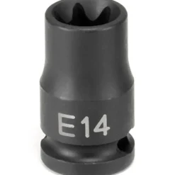 Grey Pneumatic 3/8" Drive x E14 Star Standard Impact Socket 1114ET