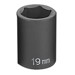 Grey Pneumatic 1/2" Drive x 19mm Standard Impact Socket 2019M