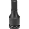Grey Pneumatic 1/4" Drive x 6mm Hex Standard Length Impact Socket (Metric) 9906M