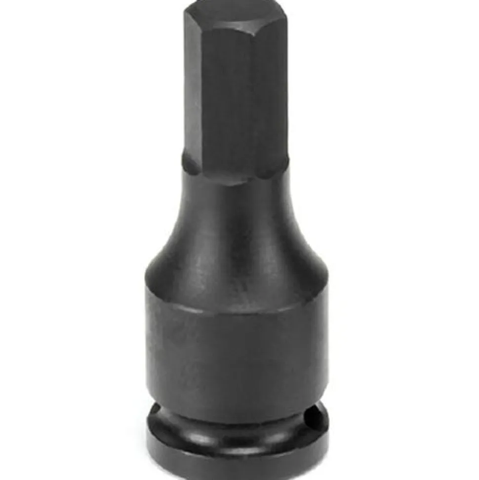 Grey Pneumatic 1/4" Drive x 6mm Hex Standard Length Impact Socket (Metric) 9906M