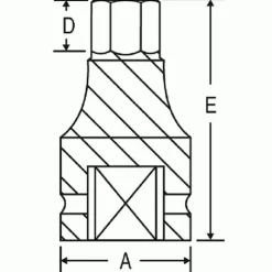 Grey Pneumatic 3/4" Drive x 14mm Standard Length 3914M