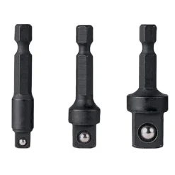 Grey Pneumatic 1/4" Hex Drive Friction Ball Adapter Set 1403HA