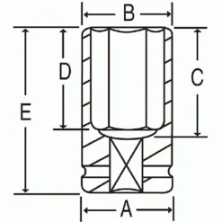 Grey Pneumatic 5 Piece 1/2