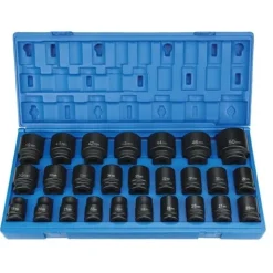 Grey Pneumatic 26 Piece 3/4" Drive Metric Master Impact Socket Set 19-50mm 8026M