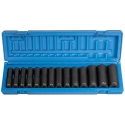 Grey Pneumatic 14 Piece 1/2" Drive Deep Impact Socket Metric Set 1412MD