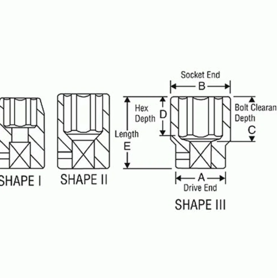Grey Pneumatic 16 Piece 1'' Drive 6-Point Deep Length Impact Socket Set (SAE) 9016D