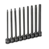 Grey Pneumatic 9 Piece 3/8" Drive Star 6" Length Impact Socket Set 1206T