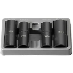 Grey Pneumatic 4 Piece 1/2" Drive inFlipin Socket Set 1504FW