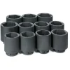 Grey Pneumatic 11 Piece 1" Drive 6-Point Deep Length Impact Socket Set (SAE) 9011D