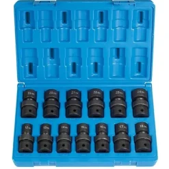 Grey Pneumatic 13 Piece 1/2" Drive Standard Length Universal Set 1313UM