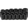 Grey Pneumatic 20 Piece 1" Drive 6-Point Deep Length Impact Socket Set (Metric) 9020MD