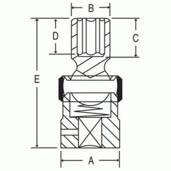 Grey Pneumatic 12 Piece 3/8