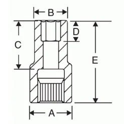 Grey Pneumatic 10 Piece #5 Spline Drive 6-Point Standard & Deep Length Impact Socket Set (SAE & Metric) 9263