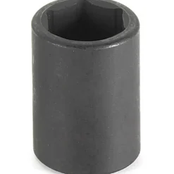 Grey Pneumatic 1/2" x 22mm Drive 6-Point Standard Length Impact Socket (Metric) 2022M