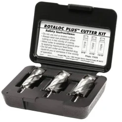 Hougen RotaLoc Plus Cutters 9/16", 11/16", 13/16" Kit 17803