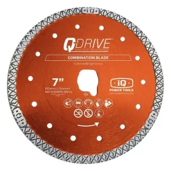 iQ 7" Q-Drive Combination Diamond Blade (for use with iQ228CYCLONE) T07-005P-QD-CB
