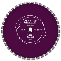 iQ 16.5" Q-Drive Segmented Super Hard Material Diamond Blade MX16-125-QD-HM3