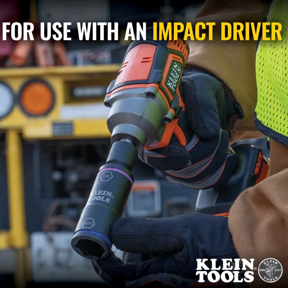 Klein Flip Impact Socket Set, 7-Piece 66070