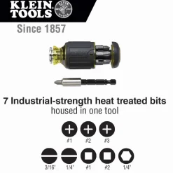 Klein Flip Socket, Mini Ratchet & Multi-Bit Driver Set, 3-Piece 85515HD