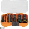Klein Heavy Duty Flip Impact Socket Set, SAE, 8-Piece 65618
