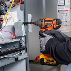 Klein Heavy Duty Flip Impact Socket Set, SAE, 8-Piece 65618