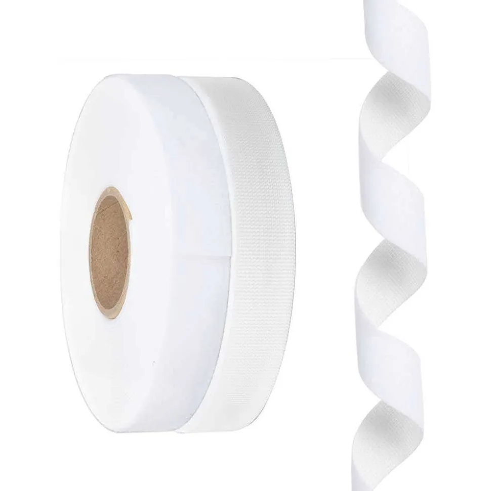 Klein Hook and Loop Tape, 3/4", 25', White, Custom Length Cable Ties 450-960