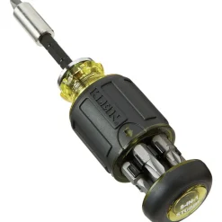 Klein 12-in-1 Impact Rated Stubby Driver Set w/ Flip Sockets 32308HD