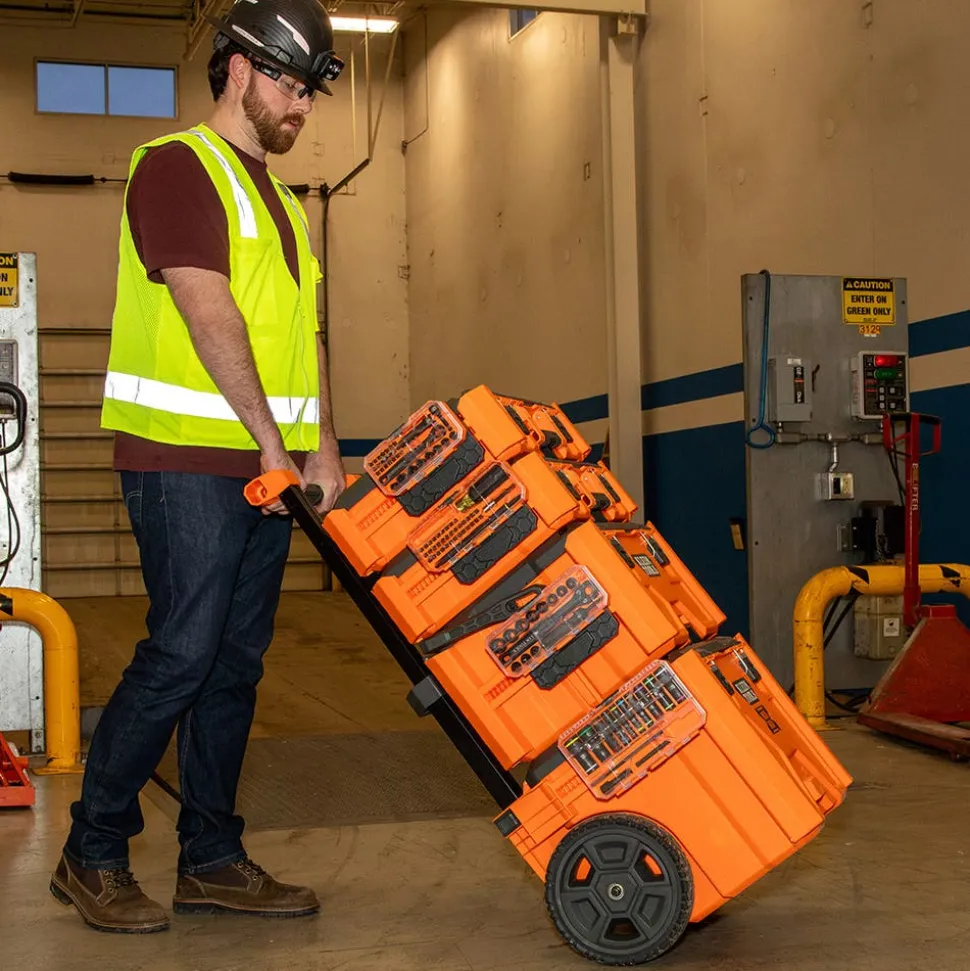 Klein KNECT 8-1/2" Drive Impact-Rated Pass Through Socket Set, 15-Piece 65400