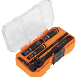 Klein KNECT Essential Deep-Well Heavy-Duty Flip Socket Set, SAE, 3-Piece 65238