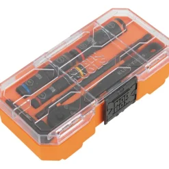 Klein KNECT Essential Deep-Well Heavy-Duty Flip Socket Set, SAE, 3-Piece 65238