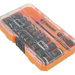 Klein KNECT Flip Impact Socket, SAE and Metric, 13-Piece 65239