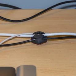 Klein Self-Adhesive Cable Mounting Clips, 3-Slot (10-Pack) 450-410