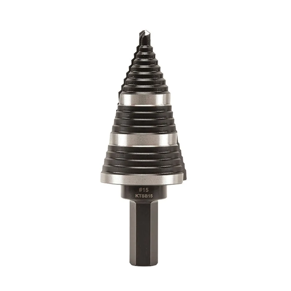 Klein Step 7/8" to 1-3/8" Drill Bit #15 Double Fluted KTSB15