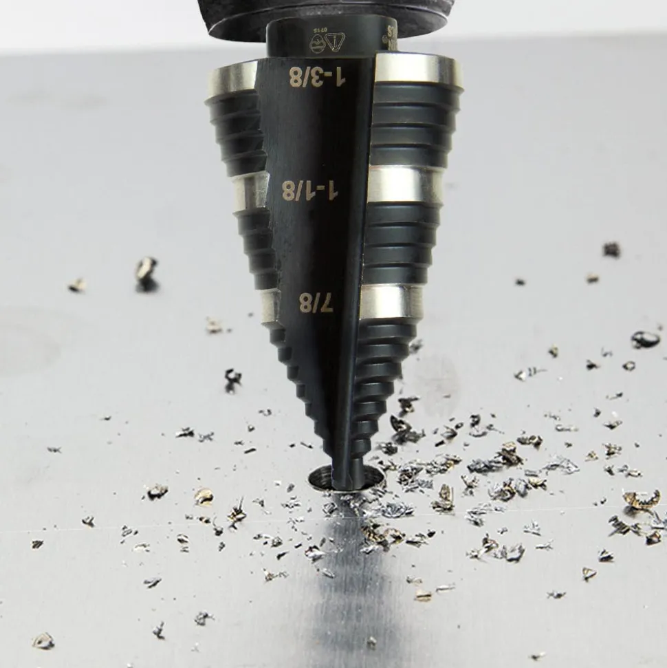 Klein Step 7/8" to 1-3/8" Drill Bit #15 Double Fluted KTSB15