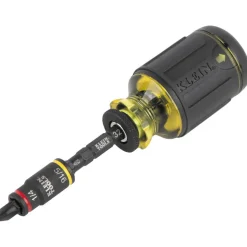 Klein Tools 10-in-1 Impact-Rated Stubby Driver Set with Flip Socket 32308F