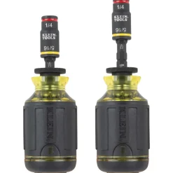 Klein Tools 10-in-1 Impact-Rated Stubby Driver Set with Flip Socket 32308F