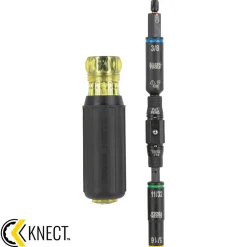 Klein Tools KNECT 10-in-1 Impact-Rated Screwdriver / Nut Driver 32528HD