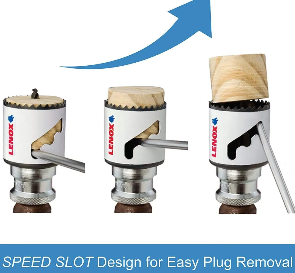 Lenox Bi-Metal Speed Slot Hole Saw With T3 Technology, 2" 3003232L