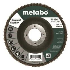 Metabo 4.5" Original Flap Disc 80 Grit Type 27 629469000