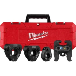 Milwaukee 1/2" - 1" IPS-P Black Pipe Pivoting Press Ring Kit for M12 FORCE LOGIC Press Tool 49-16-2496X