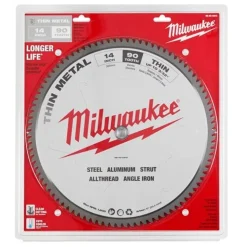 Milwaukee 14" 90 Tooth 1" Arbor Circular Saw Thin Metal Cutting Blade 48-40-4510