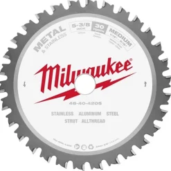 Milwaukee 5-3/8" 30 Tooth 5/8" Arbor Circular Saw Metal & Stainless Cutting Blade 48-40-4205